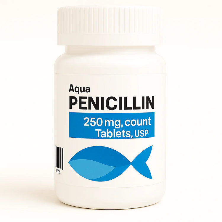 Fish Penicillin 250mg 100 Tablets – Powerful Broad-Spectrum Fish Antibiotic