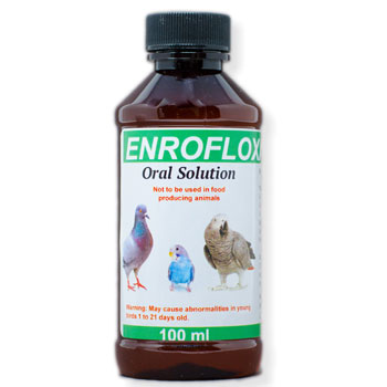 Enrofloxacin 10% Oral Solution – Broad-Spectrum Antibiotic for Birds & Small Animals