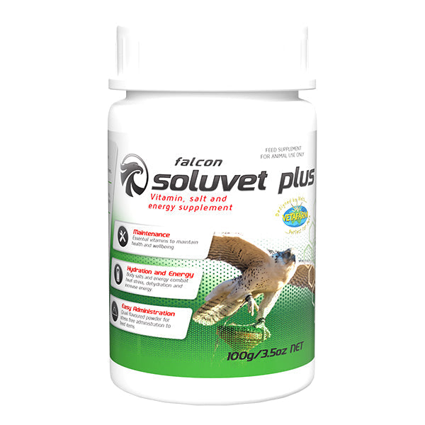 Falcon Soluvet Plus (Vetafarm) - Essential Falcon Supplement