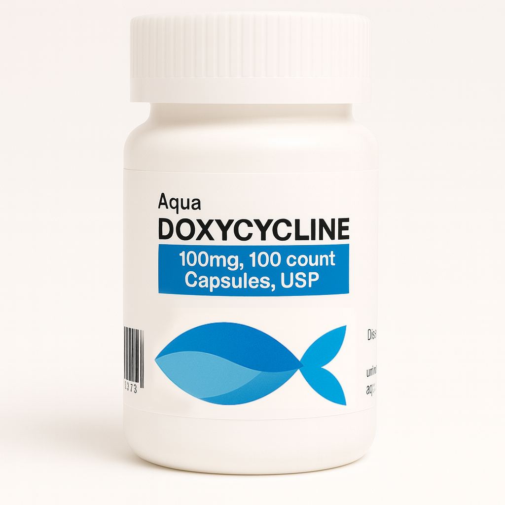 Fish Doxy Doxycycline 100mg 100 Count Fish Antibiotics – Bird & Poultry Antibiotics, Supplements & Care