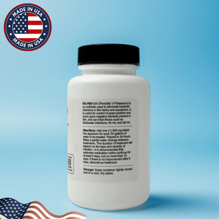 Fish Pen (Penicillin) 500mg 60 Tablets Fish Antibiotics