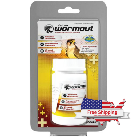 Falcon Wormout (Vetafarm) - Effective Bird Wormer for Intestinal Worms in Falcons