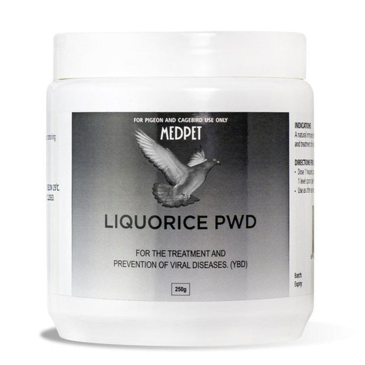 Liquorice Powder (Medpet) Target YBD in Pigeons