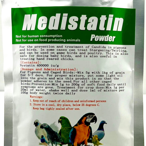 Medistatin – Antifungal Treatment for Candida, Stargazing & Twirling in Birds