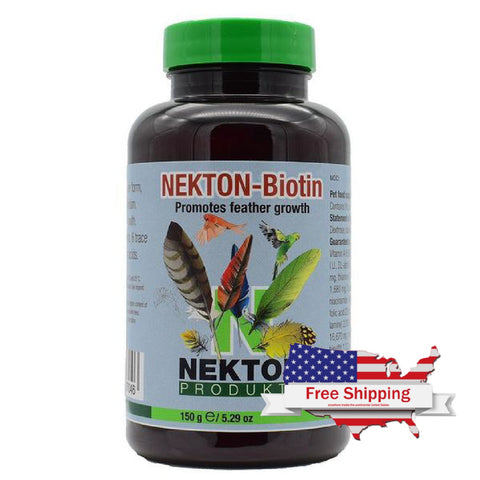 Nekton-Biotin: Molting Supplement for Birds - Promotes Bird Feather Growth