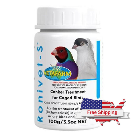Ronivet-S (Vetafarm): Effective Canker Treatment for Caged Birds