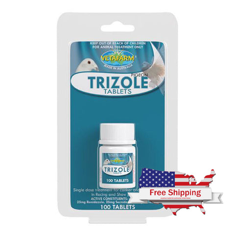 Trizole (Vetafarm) Effectively Treats Canker & Coccidiosis in Racing & Show Pigeons