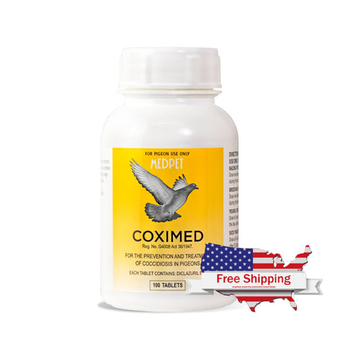 Coximed (Medpet) Effectively Treats Coccidiosis in Pigeons