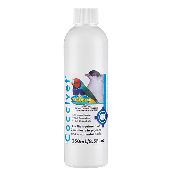 Coccivet (Vetafarm) - Effectively Treat Coccidiosis in Pigeons & Pet Birds