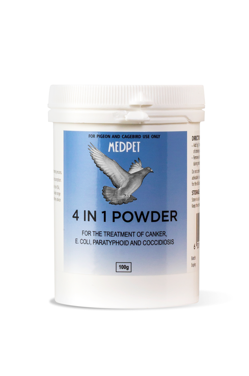 Medpet 4 in 1 Powder: Effective Treatment for Coccidiosis, Paratyphoid, etc.