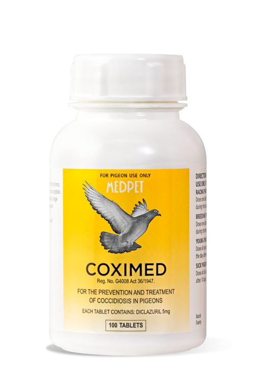Coximed (Medpet) Effectively Treats Coccidiosis in Pigeons