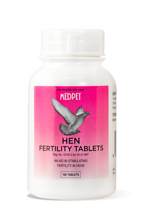 Hen Fertility Tablets (Medpet) for Pigeons Enhance Pigeon Breeding Season