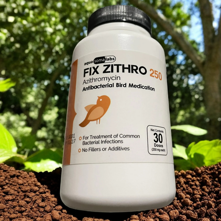 Fix Zithro 250 – Azithromycin Bird Antibiotic (30 Tablets)