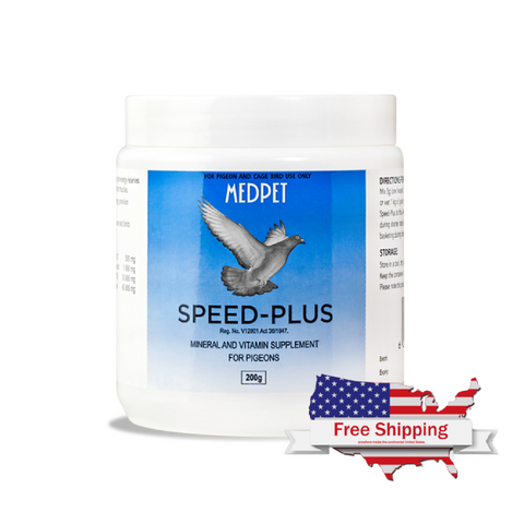 Speed Plus (Medpet) Pigeon Racing Supplement with Mega Vitamin B Complex