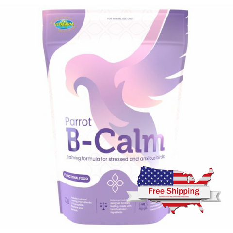 Parrot B-Calm (Vetafarm): Parrot Stress Relief & Bird Anxiety Relief in a Complete Diet
