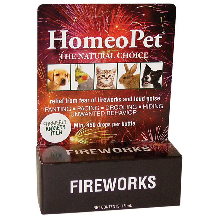 Fireworks – Natural Calming Support for Pets During Fireworks & Loud Noises