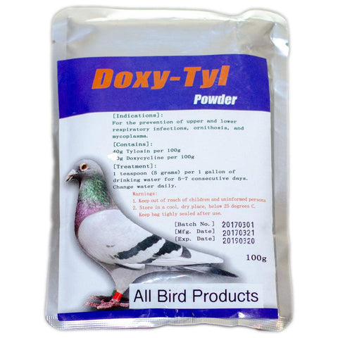 Doxy-Tyl Powder (Generic) – Dual Antibiotic Treatment for Respiratory Infections in Birds