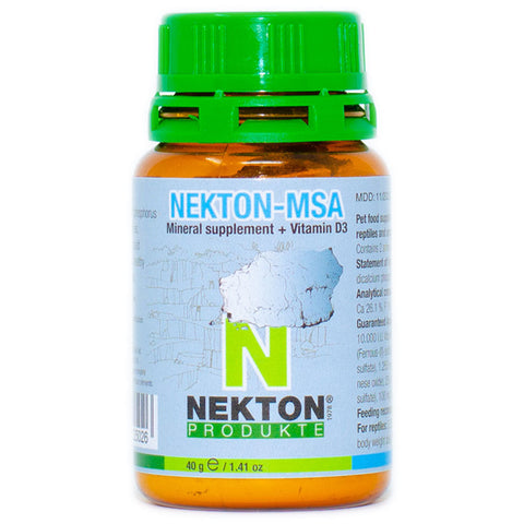 Nekton MSA Powder – Calcium, Vitamin D3, and Mineral Supplement for Birds