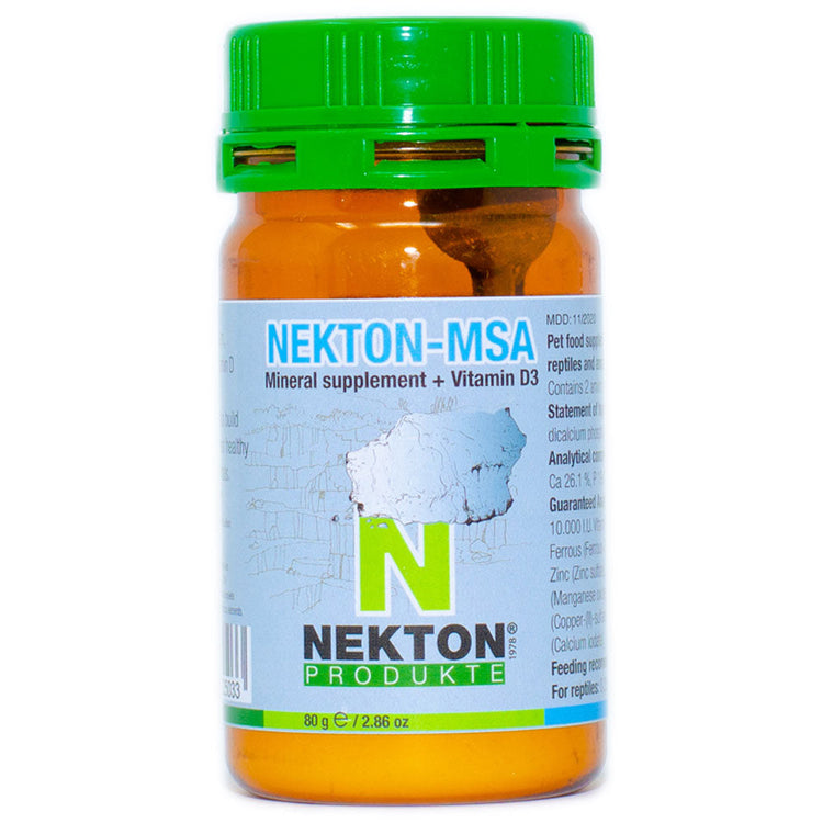 Nekton MSA Powder – Calcium, Vitamin D3, and Mineral Supplement for Birds