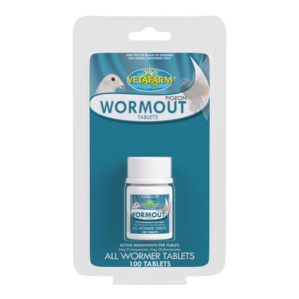 Pigeon Wormout Tablets (Vetafarm) - Effective Intestinal Dewormer