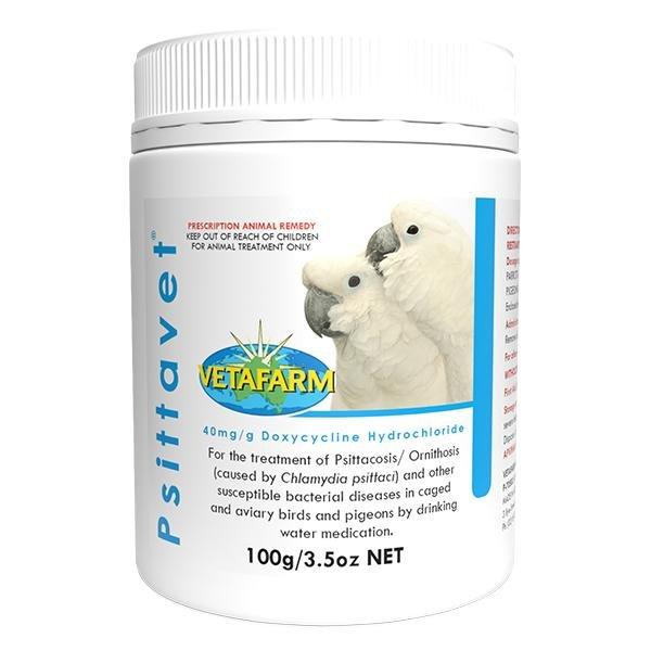 Psittavet (Vetafarm) - Effective Treatment for Psittacosis & Ornithosis in Birds