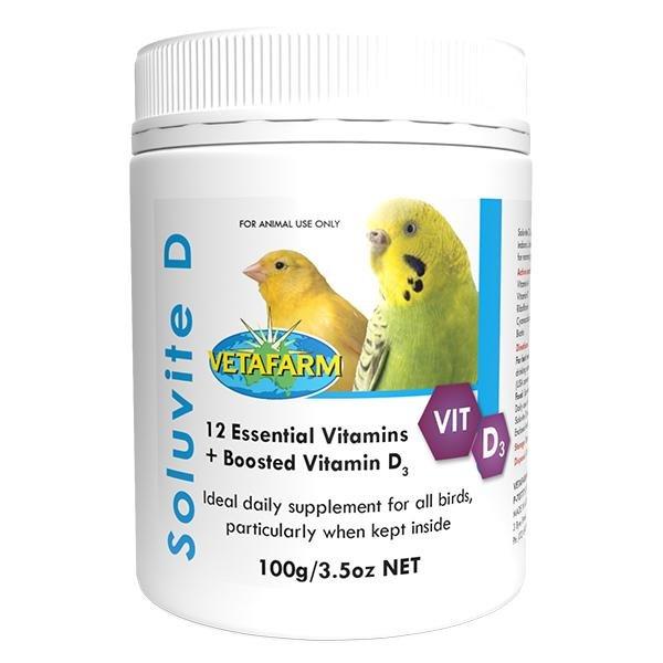 Soluvite D (Vetafarm) Essential Bird Vitamin Supplement