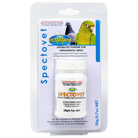 Spectovet Powder – Broad-Spectrum Soluble Antibiotic for Respiratory & Bacterial Infections in Birds