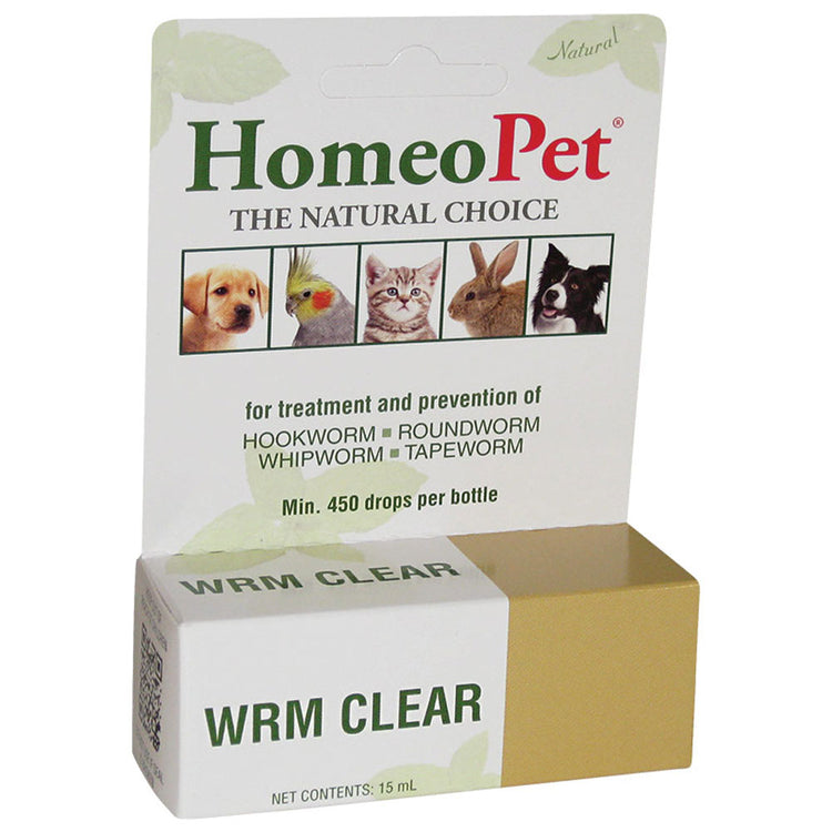 WRM Clear – Natural Worm Support for Birds & Pets