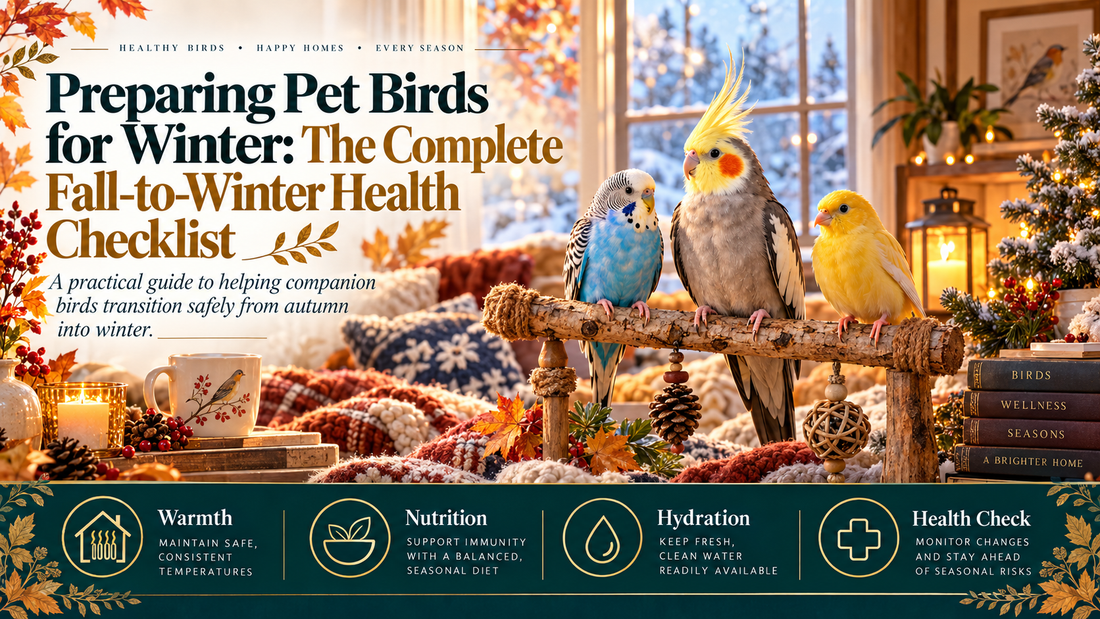 Preparing Pet Birds for Winter: The Complete Fall-to-Winter Health Checklist 