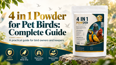 4 in 1 Powder for Pet Birds