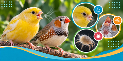 Air-Sac Mites in Canaries & Finches: Clicking, Sneezing & Breathing Signs