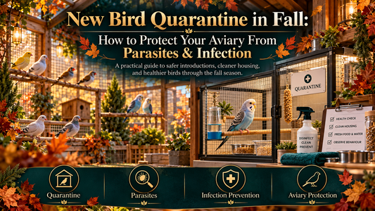 New Bird Quarantine in Fall: How to Protect Your Aviary From Parasites & Infection