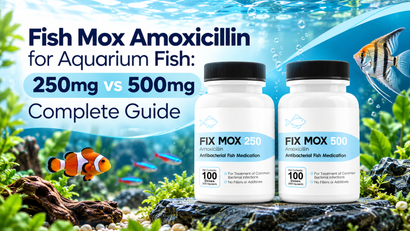 Fish Mox Amoxicillin for Aquarium Fish: 250mg vs 500mg Complete Guide