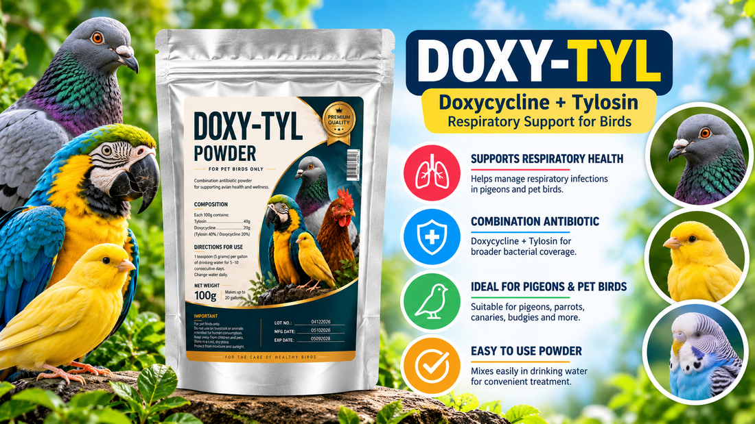 Doxy-Tyl for Birds: Doxycycline + Tylosin Respiratory Product Guide