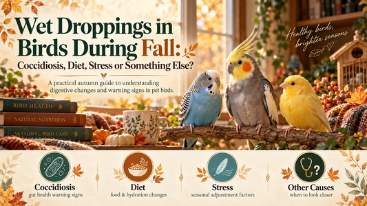 Wet Droppings in Birds During Fall: Coccidiosis, Diet, Stress or Something Else?