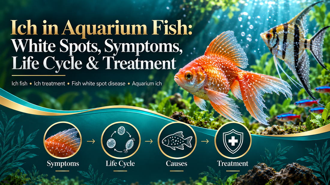 Ich in Aquarium Fish: White Spots, Symptoms, Life Cycle & Treatment