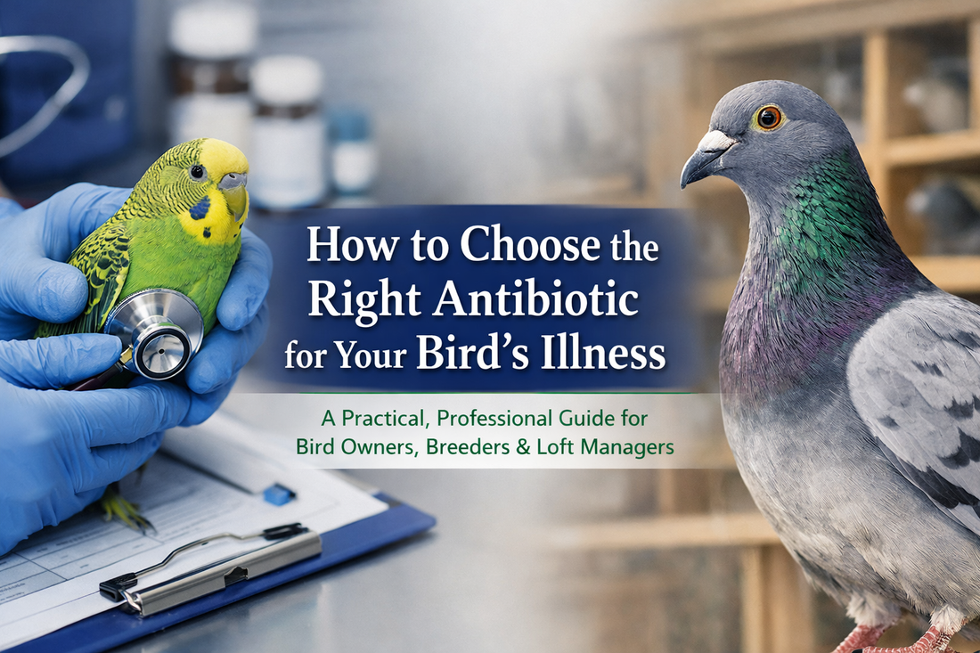 How to Choose the Right Antibiotic for Your Bird’s Illness (Complete Owner & Breeder Guide)