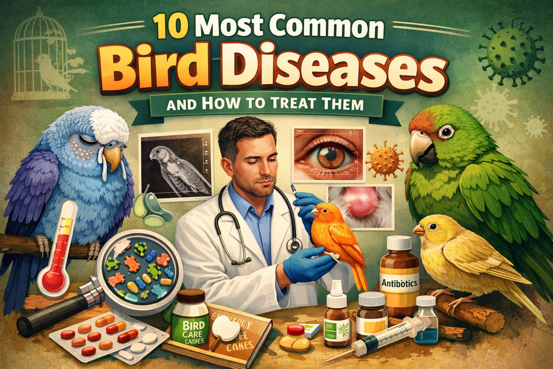 10 Most Common Bird Diseases and How to Treat Them Safely