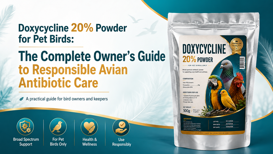 Doxycycline 20% Powder for Pet Birds
