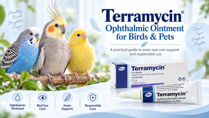 Terramycin Ophthalmic Ointment for Birds