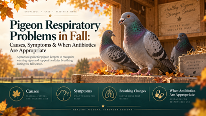 Pigeon Respiratory Problems in Fall: Causes, Symptoms & When Antibiotics Are Appropriate