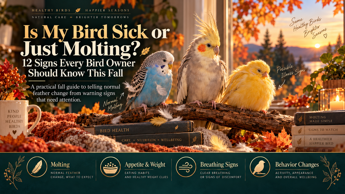 Is My Bird Sick or Just Molting? 12 Signs Every Bird Owner Should Know This Fall