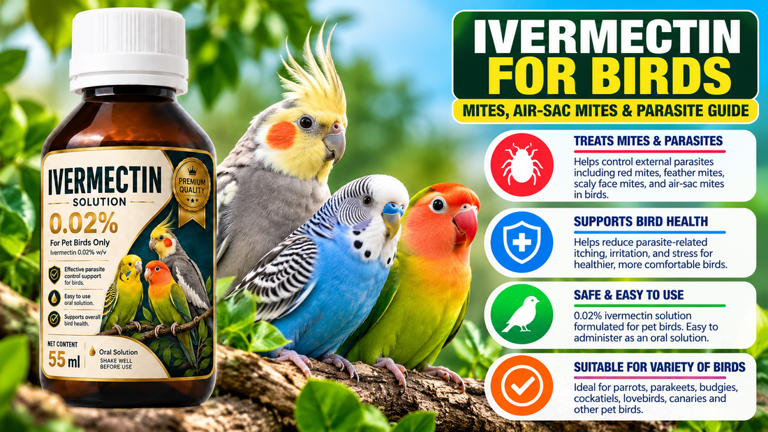 Ivermectin for Birds: Mites, Air-Sac Mites & Parasite Product Guide