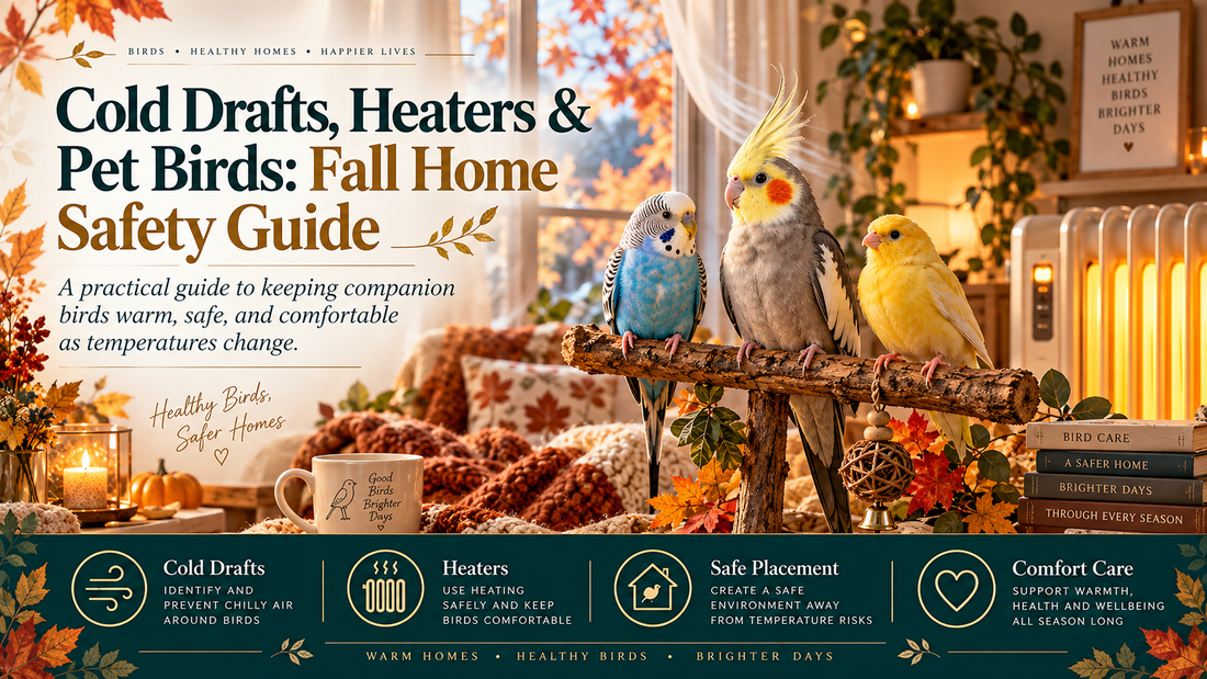 Cold Drafts, Heaters & Pet Birds: Fall Home Safety Guide