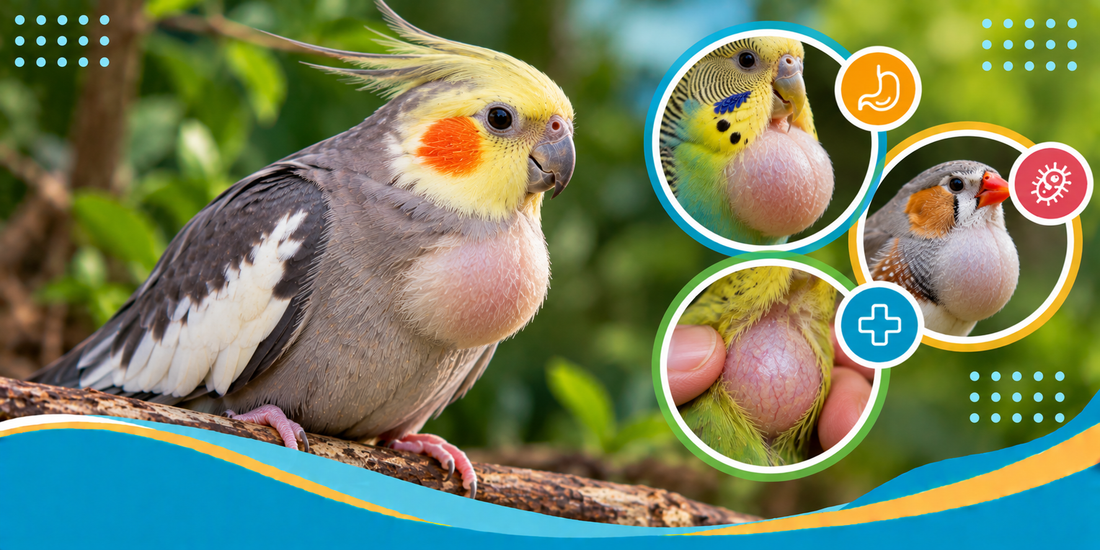 Bird Crop Not Emptying: Crop Stasis, Canker, Yeast & Other Causes