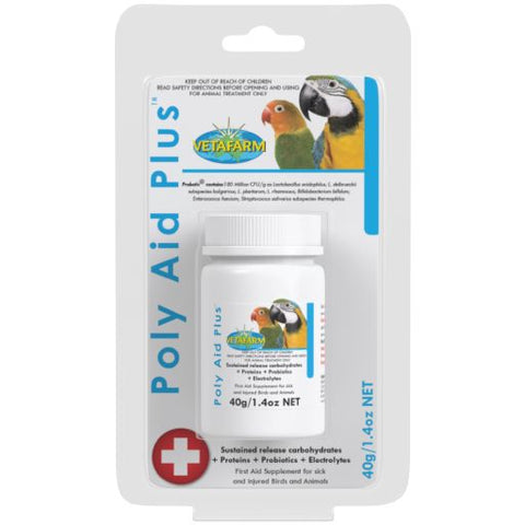 Poly Aid Plus (Vetafarm) - First Aid Supplement for Birds