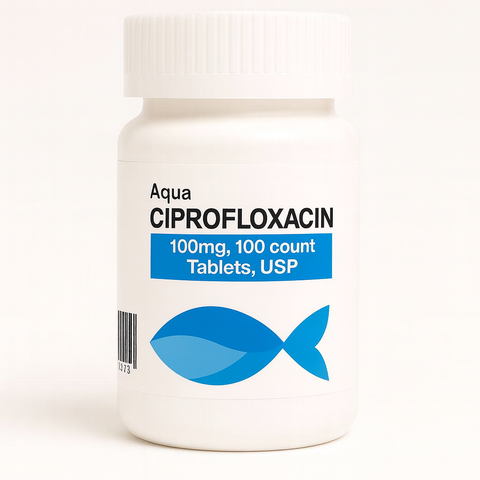 Fish Flox Ciprofloxacin 500 100 Tablets