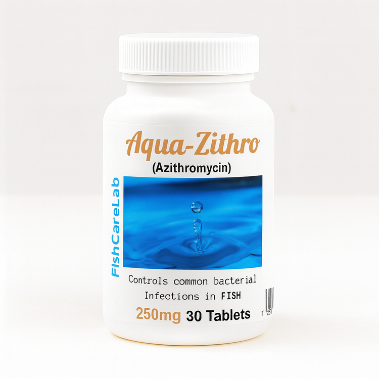 Aqua Zithro (Azithromycin) 250mg 30 Tablets Fish Antibiotics
