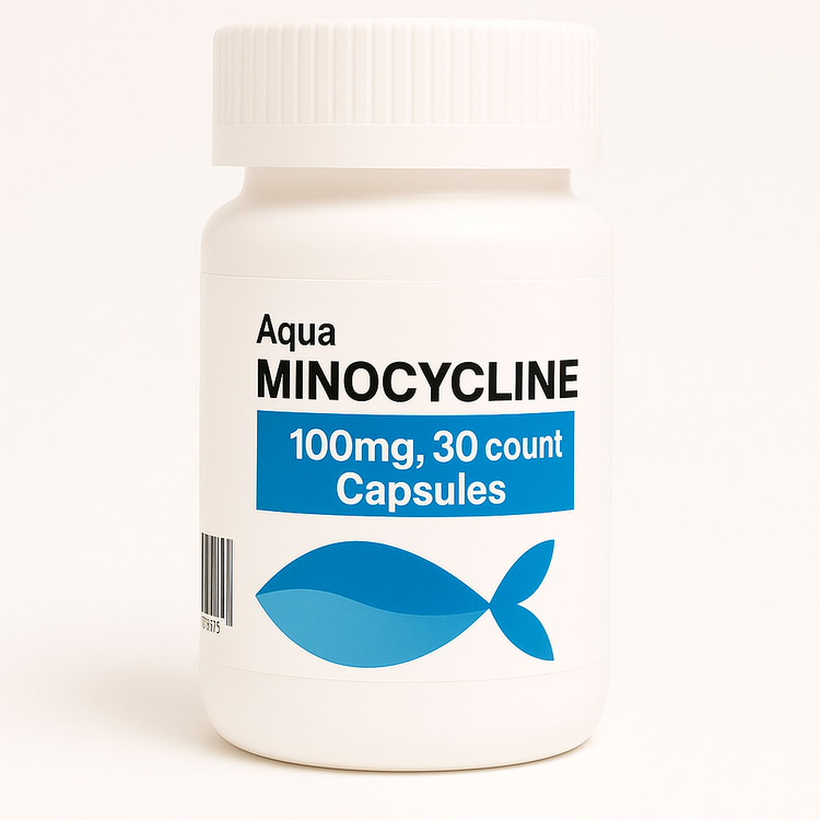 Fish Minocycline – 100mg – 30 Capsules