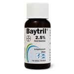 Baytril 2.5% Oral Solution – Broad-Spectrum Antibiotic for Birds, Rats & Reptiles